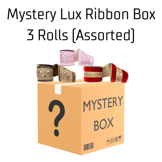 Mystery Luxury Ribbon Box - 3 Rolls (Assorted)