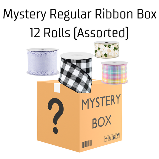 Mystery Regular Ribbon Box - 12 Rolls (Assorted)