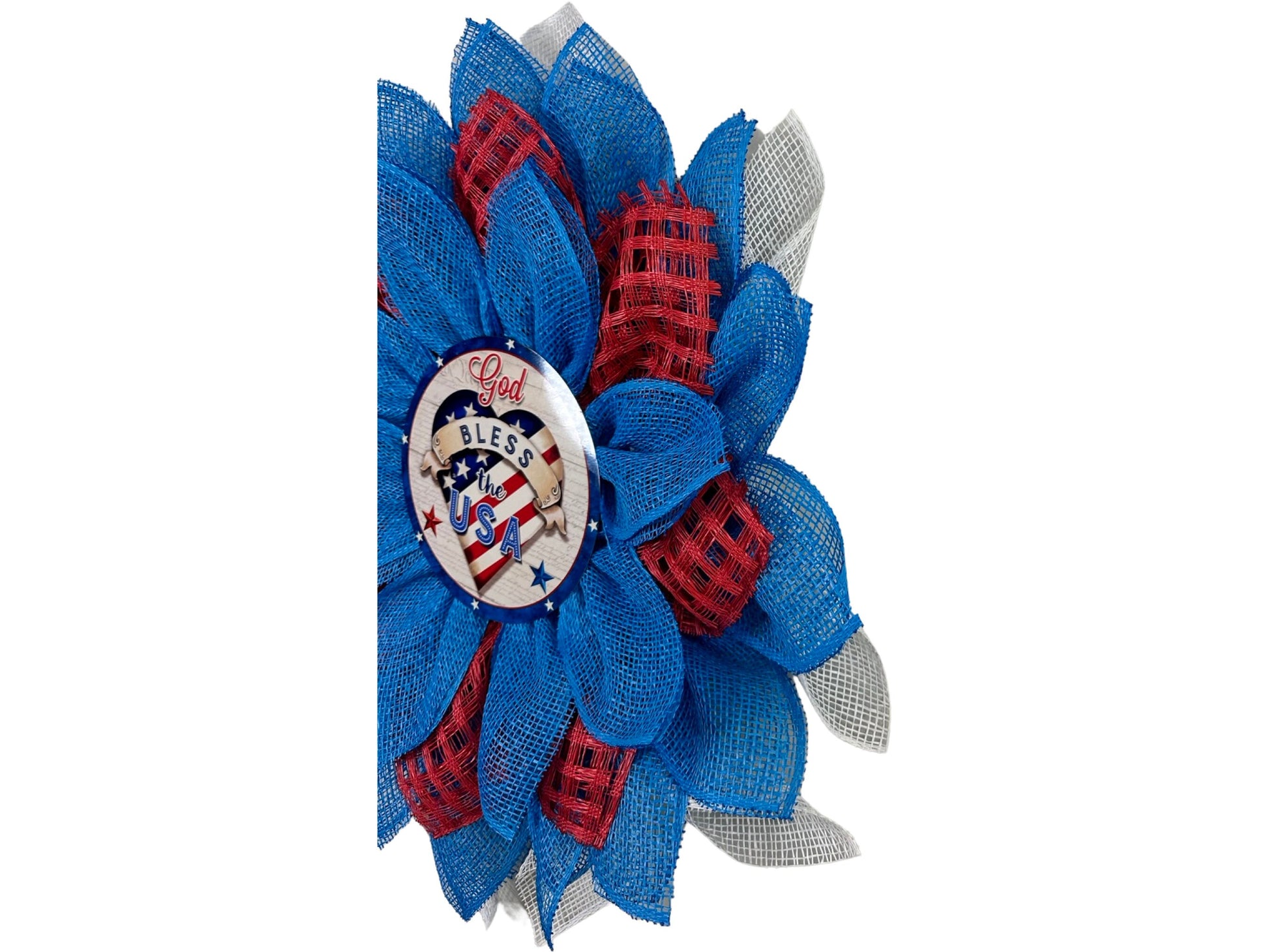 patriotic flower wreath