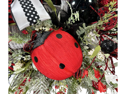 Ladybug wreath